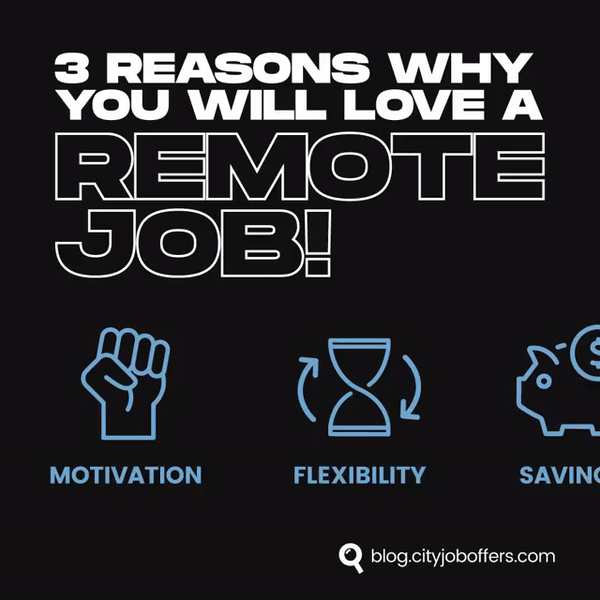 remote job 3 reasons