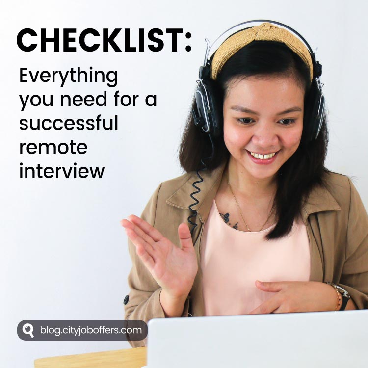 Checklist: remote interview